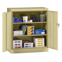 Tennsco 36" W x 24" D x 42" H Standard Counter Height Storage Cabinets (Shown in Sand)