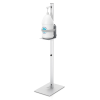 Testrite 44" H Foot Operated Hand Sanitizer Stand for Gallon Pump Dispenser (Gallon dispenser not included)