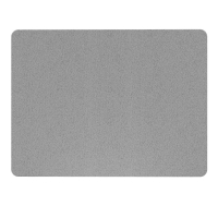 Ghent 4' x 3' Fabric Bulletin Board With Wrapped Edge, Grey