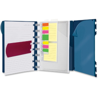 Ampad Versa 8-1/2" x 11" 60-Sheet, Wide Rule Crossover Notebook, Navy Cover