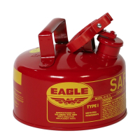 Eagle Type I 1 Gallon Galvanized Steel Metal Safety Can