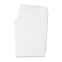 Universal One 12" x 15-1/2" Self-Stick #110 Open End Catalog Envelope, White, 100/Box