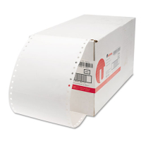 Universal 5" x 2-15/16" Dot Matrix Printer Labels, White, 3000/Box