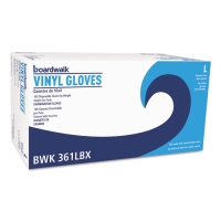 Boardwalk Exam Vinyl Gloves, Clear, Large, 3.6mil, 1000/Pack