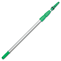 Unger 18' Opti-Loc Aluminum Extension Pole, Green/Silver