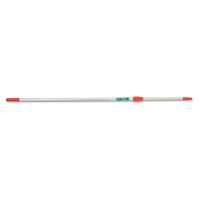 Unger 8' Ergo Tele Pole Aluminum Extension Pole, Aluminum/Red