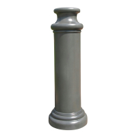 Vestil Pawn 49" H Poly Bollard Cover Post Protector Sleeve (Shown in Grey)