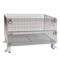 Vestil 1000 to 4000 lb Capacity Steel Wire Mesh Container