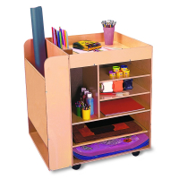 Whitney Brothers Mobile Art Storage Cart