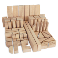 Whitney Brothers Wooden Block Sets (75 Piece Set shown)