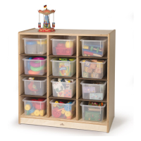 Whitney Brothers 12 Cubby Classroom Storage Unit
