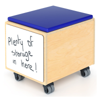 Whitney Brothers Mobile Storage Bin (Includes Removable Markerboard)