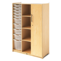 Whitney Brothers Teacher's Wardrobe Storage Locker with Trays
