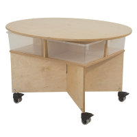Whitney Brothers Mobile Collaboration STEM Table with Trays