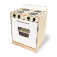 Whitney Brothers Contemporary Stove,  White