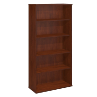 Bush Business Furniture Series C 36" W x 16" D 5-Shelf Bookcase