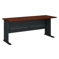 Bush Business Furniture Series A 72" W Straight Front Office Desk