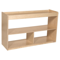 Wood Designs Childrens Classroom Backless Storage Shelving Unit & Learning Station