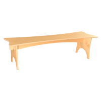 Wood Designs Scalloped Straight Benches