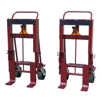 Wesco RNR-8P Rais-N-Rol 8000 lb Load Machinery Movers, Urethane Wheels 