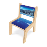 Whitney Brothers Nature View Winter 10" H Student Chair