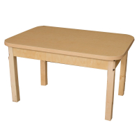 Wood Designs 36" W x 24" D High Pressure Laminate Elementary School Tables