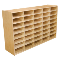 Wood Designs Childrens Classroom 40-Cubby Storage Unit