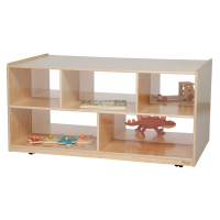 Wood Designs Childrens Classroom Double Storage Island, Acrylic