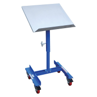 Vestil 150 lb Load 22" x 21" Platform Mobile Tilting Work Table