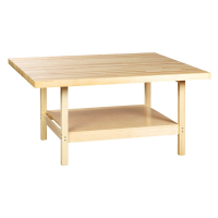 Diversified Woodcrafts Maple Top Makerspace Wood Workbench