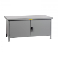 Little Giant Heavy-Duty Steel Cabinet Workbenches 10,000 lb Capacity (Shown With No Drawer)