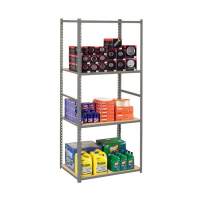 Tennsco Z-Line 84" H Low Profile 4-Shelf Storage Shelving Unit