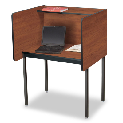 Smith Carrel Privacy Testing Carrel (Shown in Cherry)