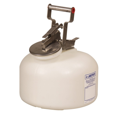 Justrite 12762 Wide-Mouth Polyethylene 2 Gallon Corrosive Safety Container