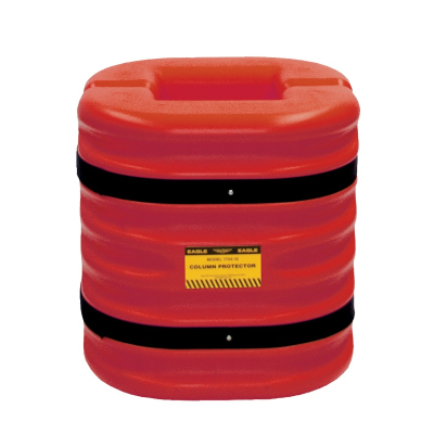 Eagle 8" HDPE Mini Column Protector 24" H, Red 1724-8RED (1724-10 shown)