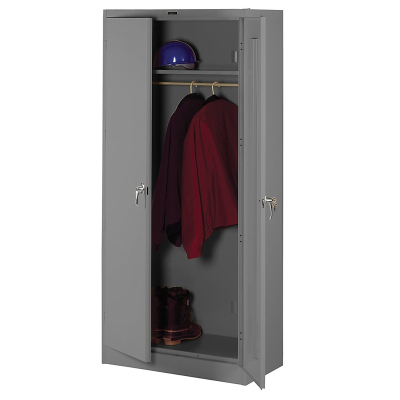 Tennsco 1871 Deluxe Wardrobe Cabinet (shown in medium grey)