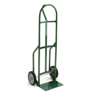 Wesco 626DZ8 Standard Steel Hand Truck 7" x 14" Nose 500 lbs Capacity 8" Poly/Solid Rubber Wheels