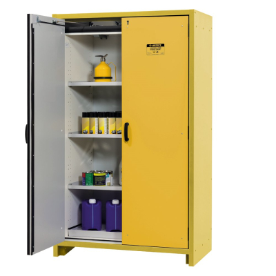 Justrite EN 22603 30-Minute Fire Resistant 45 Gal Hybrid Flammable Storage Cabinet