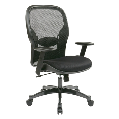 Office Star Professional Black Breathable Mesh Back Chair (Model 2300)