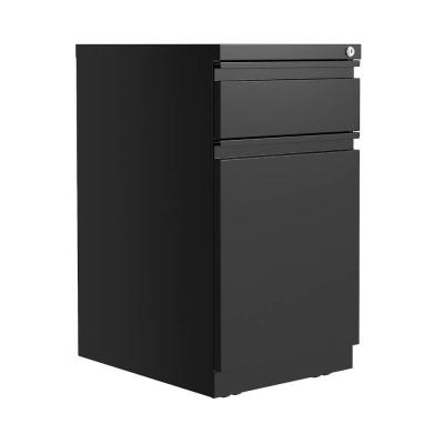 Hirsh 2-Drawer Box/Backpack Mobile Pedestal, Black