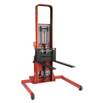 Wesco PASFL-64-42-3550S-1.5K-PD 64" Lift 1500 lb Load Powered Fork Stacker with Power Drive