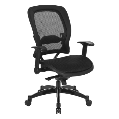 Office Star Space Seating Professional Synchro-Tilt Mesh Mid-Back Managers Chair