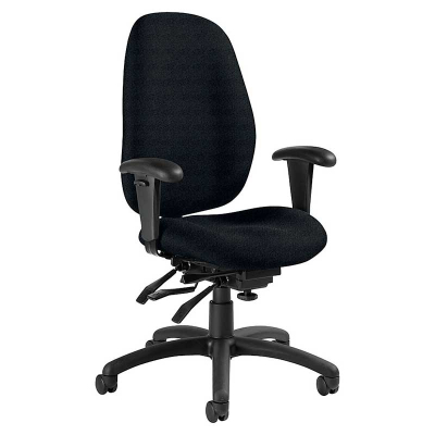 Global Malaga Fabric Multi-Tilter High-Back Office Chair (Shown in Black)