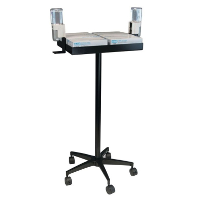 Omnimed 40" H Mobile PPE Station Infection Control Stand with Casters