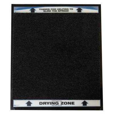 NoTrax 24" x 24" Drying Mat for 2-Zone Shoe Sanitizer Mat, Pack of 2