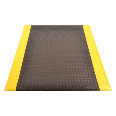 NoTrax 419 Diamond Sof-Tred Dyna-Shield 2' x 3' Sponge Back Vinyl Anti-Fatigue Floor Mat