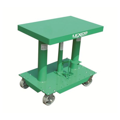 Lexco HT-3338-2F 30-48" Height 2000 lb Load 30" x 30" Hydraulic Lift Table