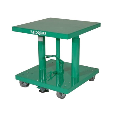 Lexco HT-312-FR 22-34" Height 300 lb Load 18" x 18" Hydraulic Lift Table