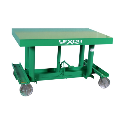 STN-3608-3F Lexco Load Stabilizer Long Deck Hydraulic Foot Operated 3,000 lbs Capacity 8' x 36" Lift Table