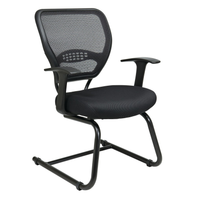 Office Star Space Seating Professional AirGrid Mesh Mid-Back Guest Chair